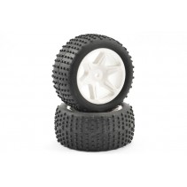 FTX Comet Buggy Rear Mounted Tyre and Wheel White FTX9063W