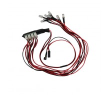 RC OVERHAUL LED LIGHT SET CAR 4X WHITE, 2 X RED, 2 X ORANGE G-RCO-CR026