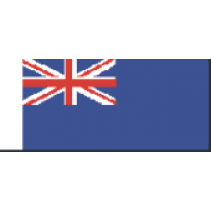 GB04 Blue Ensign 1864 - Present Day Size E 75mm Fabric Flag