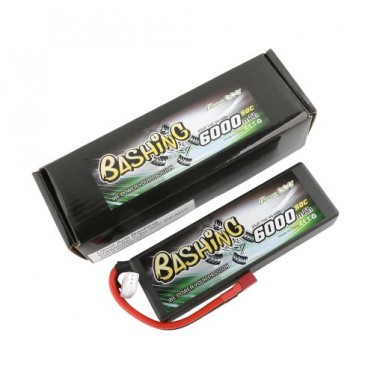 GENS ACE LIPO 2S PACK 7.4V-6000-50C DEANS PLUG GE3-6000-2D