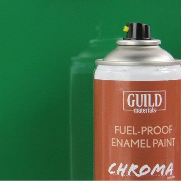 Guild Materials Gloss Enamel Fuel-Proof Paint Green (400ml Aerosol) GLDCHR6417