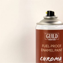 Guild Materials Matt Enamel Fuel-Proof Paint White (400ml Aerosol) GLDCHR6500