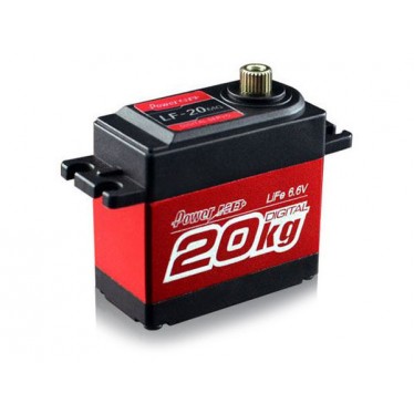 Power HD LF20 Metal Geared Servo - Red HD-LF-20MG