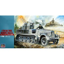 Hasegawa 8 Ton Half Track Quad 20mm AA HMT21 1/72