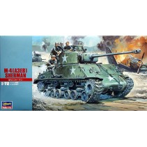 Hasegawa M4 (A3E8) Sherman Tank 1/72 HMT15