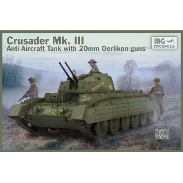 IBG Crusader Mk III Anti Aircraft Tank with 20mm Oerlikon guns IBG72070