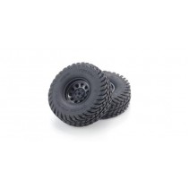 Kyosho Tyres & Wheels Outlaw Rampage (2) K.OLTH001BK