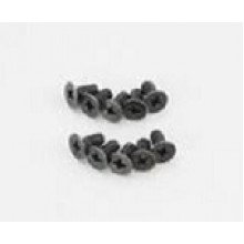 Flat Head 2.6x6mm Metallic Screws (10)