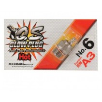 O.S. Glowplug No 6 (A3) Hot