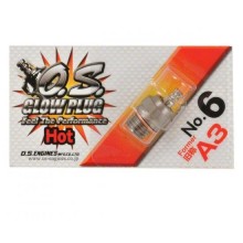 O.S. Glowplug No 6 (A3) Hot