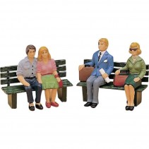 LGB Passenger Figures Seated Set 2  G Gauge L52390