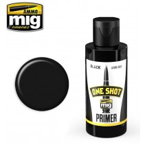 Ammo by Mig 60ml Black One Shot Primer MIG2023