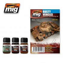 MiG Rusty Vehicles Enamel Weathering Set MIG7403