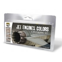 MIG Jet Engines Colours and Weathering Set MIG7445