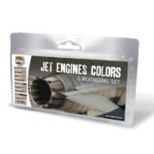 MIG Jet Engines Colours and Weathering Set MIG7445