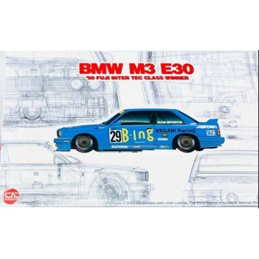 NUNU 1/24 BMW M3 E30 JTC 1990 INTER TEC CLASS WINNER NU-24019