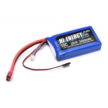 Hi-Energy 2S 3450mAh 10C Li-Fe RX Battery O-HE2SFE345010R