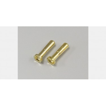 Team Orion Gold Plug 5mm Male (2) Low Profile ORI40056