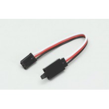 Cirrus Futaba Ext Lead w/clip HD 100mm P-CF0100HD