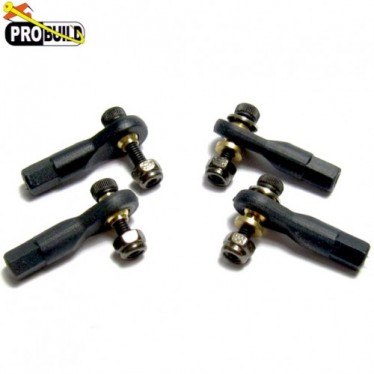 Probuild H/D Ball link 2mm & Hardware (4pcs) PRO-BL-M2