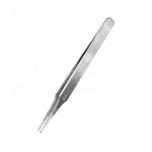 Model Craft Flat Rounded Stainless Steel Tweezers PTW2185/2A