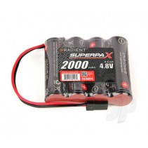 NiMH 4.8V 2000mAh AA SBS-Flat Rx-JR RDNA0199