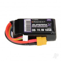 Radient LiPo 3S 1350mah 11.1V 30C XT60 RDNB1350S30XT60