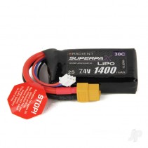 Radient LiPo 2S 1400mAh 7.4V 30C XT60  RDNB14002S30X