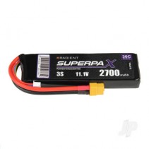 RADIENT 2700mah 3s 11.1v 30c XT60 RDNB27003S30XT60