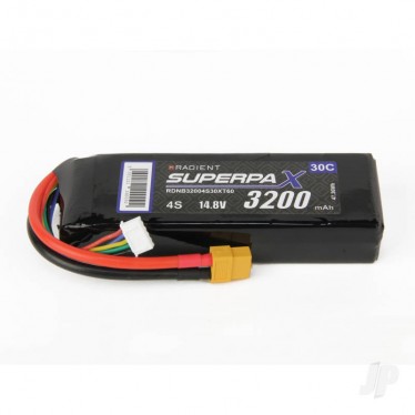 Radient LiPo 4S 3200mAh 14.8 V 30C XT60 RDNB32004S30XT60