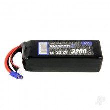 Radient LiPo 6S 3200mAh 22.2V 30C EC3 RDNB32006S30