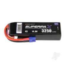 RADIENT 3250MAH 4S 14.8V 50C RDNB32504S50EC3