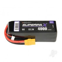 Radient 6S 4000MAH 22.2V 50C XT90 LIPO RDNB40006S50XT90