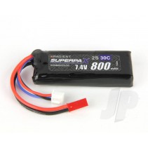 Radient LiPo 2S 800mAh 7.4V 30C JST RDNB8002SJ30