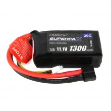 Radient LiPo Battery 2S 1300mAh 7.4V 20C EC2  RDNB13002S20