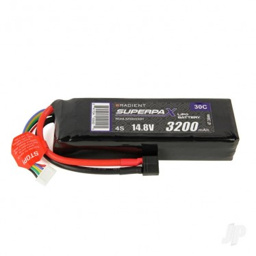 Radient LiPo 4S 3200mah 14.8V 30C HCT RDNL32004S30H