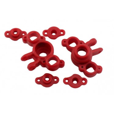 RPM Axle Carriers for Traxxas 1/16 Mini E-Revo/Slash Red RPM73169