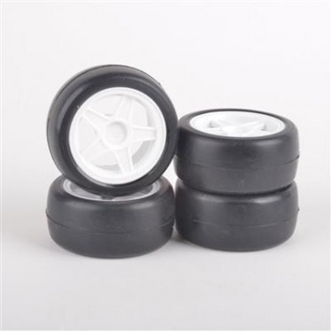 RUSH MINI TYRES 30 ROUND PRE-GLUED RU0486