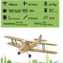 DANCING WINGS TIGER MOTH BALSA KIT 1M 1-DW-BALSAKIT-S1903