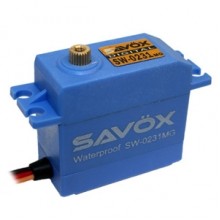 SAVOX WATERPROOF 'HIGH VOLTAGE' DIGITAL SERVO 15KG/0.17s@6V SAV-SW0231MG