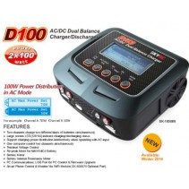 Schumacher D100 Charger (2x100W) with Power Dist in AC Mode SK-100089