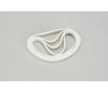Slec White Rubber Band - 7"/178mm (Pk8) SL044D