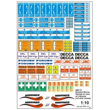 SMS01 - Standard Marine Signage 1:24 & 1:32