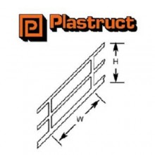 Plastruct HO Scale 1:100 Styrene Stair Rail (2) SRS4