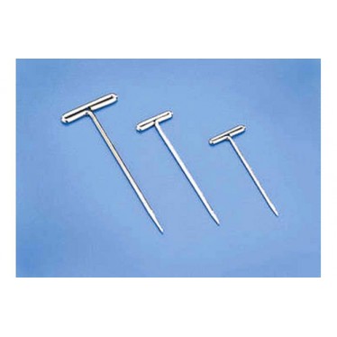 Du-Bro T-Pins 1in/25.4mm Niclkel Plated x 100 DB252
