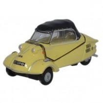 Messerschmitt KR200 Cabro Mimosa Yellow 1/76 Oxford Diecast