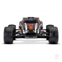 TRAXXAS 2WD STADIUM TRUCK ORANGE RUSTLER (+TQ,XL-5,TITAN,550,7-CELL NIMH)