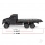 TRAXXAS BLACK TRX-6 ULTIMATE RC HAULER 1/10 6X6 TRX88086-4-BLK