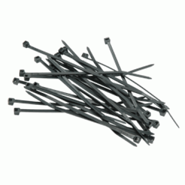 Black Cable Ties 100x2.5mm x 20