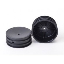 Schumacher U4367 Wheel; Hex Front - Black - 2wd - pr